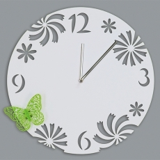 Nástěnné hodiny s motýlkem, 40 cm - 1
