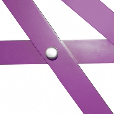 Nástenný vešiak s 4 háčiky Miro, 75 cm, ostružinová - 3 Nástenný vešiak s 4 háčiky Miro, 75 cm, ostružinová - 3