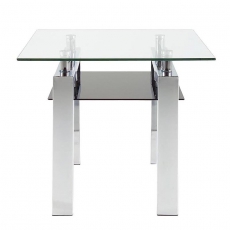 Noční / konferenční stolek skleněný Orion, 65 cm - 1