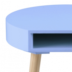 Noční / odkládací stolek Ora, modrá - 3