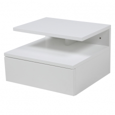 Nočný stolík Alison, 35 cm, biela - 3