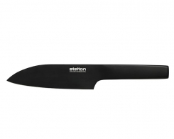 Nůž na zeleninu a bylinky Santoku Pure Black