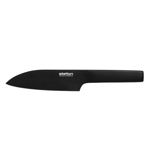 Nůž na zeleninu a bylinky Santoku Pure Black, 27 cm - 1