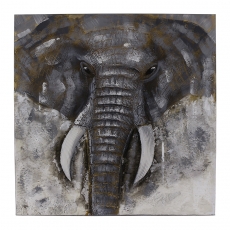Obraz Big Elephant 80x80 cm, olej na plátne - 1