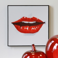 Obraz Lips, 52x52 cm, olej na plátne - 1
