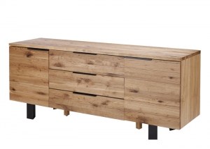 Odkládací skříň / komoda Sofia, 180 cm, divoký dub