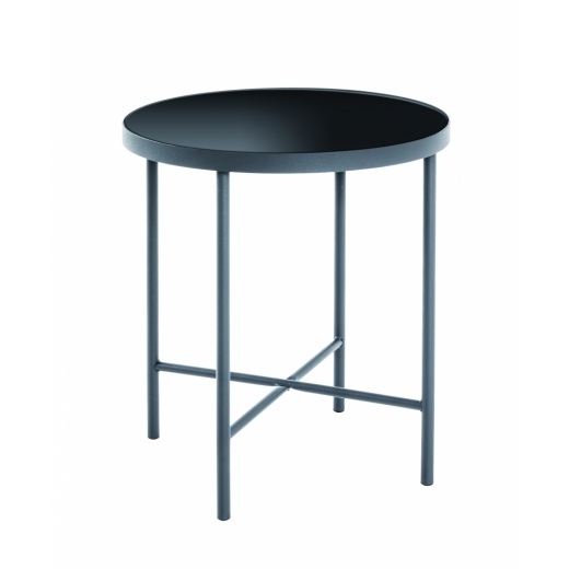 Odkládací stolek Gery, 47 cm, černá - 1