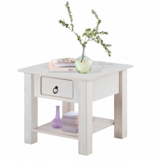 Odkládací stolek Inge, 50 cm, bílá - 6