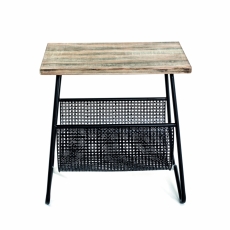 Odkládací stolek Lennie, 51 cm, černá - 4
