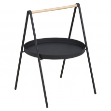 Odkládací stolek Lopes, 40 cm, černá - 1