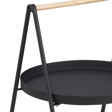Odkládací stolek Lopes, 40 cm, černá - 4