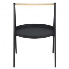 Odkládací stolek Lopes, 40 cm, černá - 2