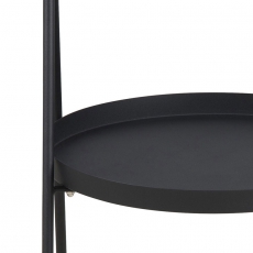 Odkládací stolek Lopes, 40 cm, černá - 5