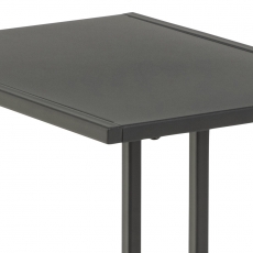 Odkládací stolek Newcastle, 60 cm, černá - 5