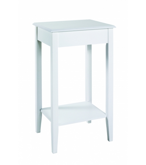 Odkládací stolek Ross, 76 cm, bílá