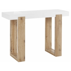 Odkládací stolek Solide, 110 cm, bílá