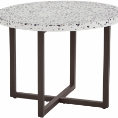 Odkládací stolek Stephanie, 60 cm, bílá - 2