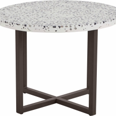 Odkládací stolek Stephanie, 60 cm, bílá - 3