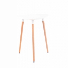 Odkladací stolík Abenra, 60 cm, biela - 2