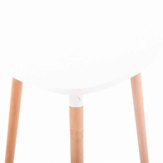 Odkladací stolík Abenra, 60 cm, biela - 3