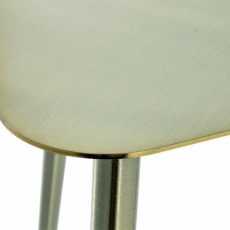 Odkladací stolík Fabio II, 45 cm, zlatá - 2