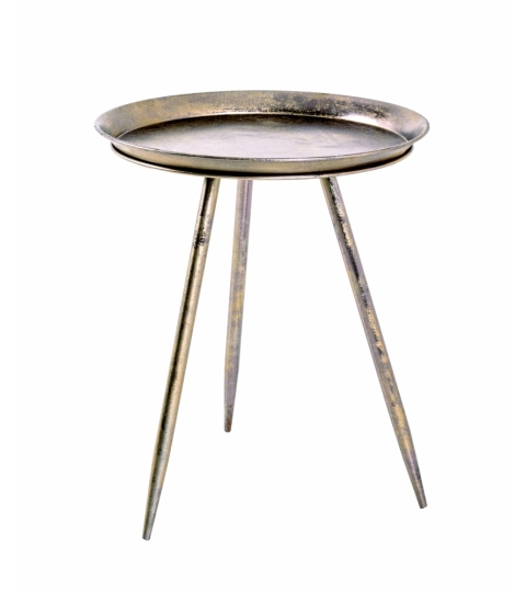Odkladací stolík Jenov, 54 cm, bronzová