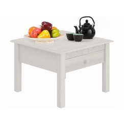 Odkladací stolík Londa, 60 cm, biela