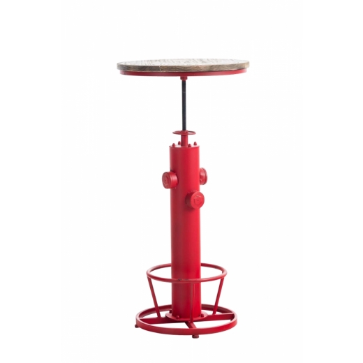 Odkladací stolík Ruhr, 60 cm, červená - 1