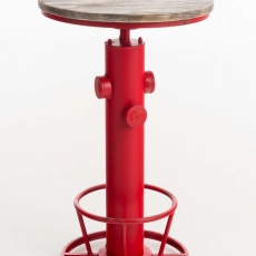 Odkladací stolík Ruhr, 60 cm, červená - 2