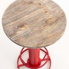Odkladací stolík Ruhr, 60 cm, červená - 3