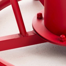 Odkladací stolík Ruhr, 60 cm, červená - 8
