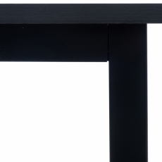 Písací stôl Brian, 120 cm, čierna - 3