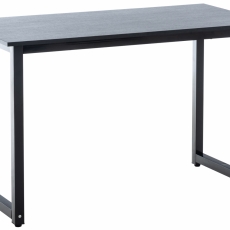 Písací stôl Brian, 120 cm, čierna - 6