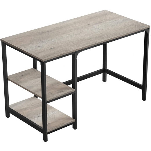 Pracovní stůl Ivy, 120 cm, šedá / černá - 1