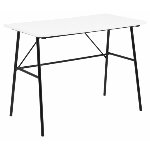 Pracovní stůl Pascal, 100 cm, MDF, bílá - 1