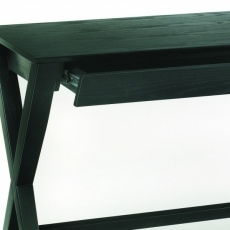 Pracovní stůl se zásuvkou Trixy, 120 cm, černá - 5