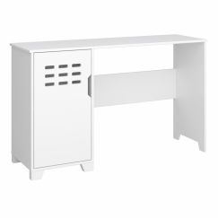 Pracovný stôl Levon, 120 cm, biela