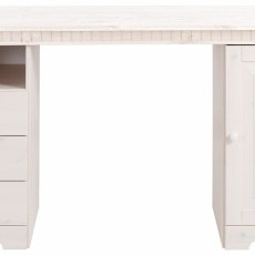 Pracovný stôl Linde, 140 cm, biela - 2