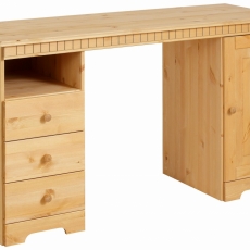 Pracovný stôl Linde, 140 cm, borovica - 1