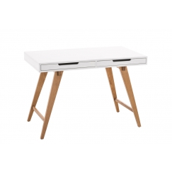 Pracovný stôl Serel, 140 cm, biela