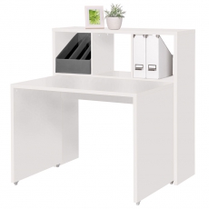 Pracovný stôl Xaver, 107 cm, biela - 2