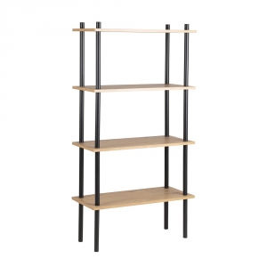 Regál s 4 policemi Solen, 154,3 cm
