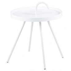 Servírovací stolík Mikky, 51 cm  biela - 1