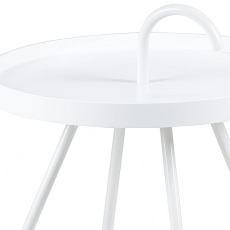 Servírovací stolík Mikky, 51 cm  biela - 2