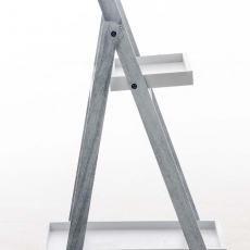 Skládací poschoďový regál Darek, 74 cm, antik šedá - 3