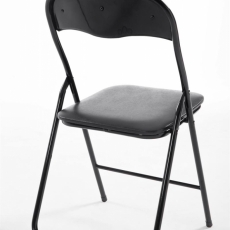 Skladacia stolička Gisel, čierna - 4