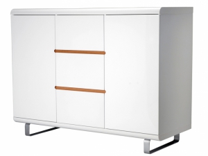 Skříňka s dvířky a zásuvkami Space, v. 113 cm