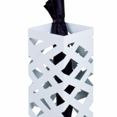 Stojan na dáždniky Dieg, 48 cm, biela - 1