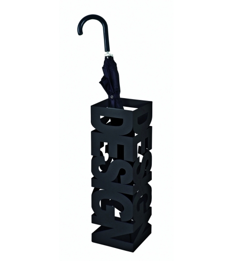 Stojan na dáždniky Ruan, 48 cm, čierna