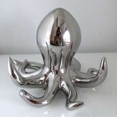 Stojan na šperky Chobotnica, 19 cm, strieborná - 2